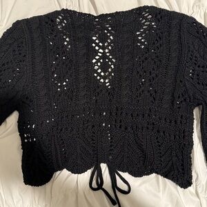 Charley Keyhole Crochet Pullover